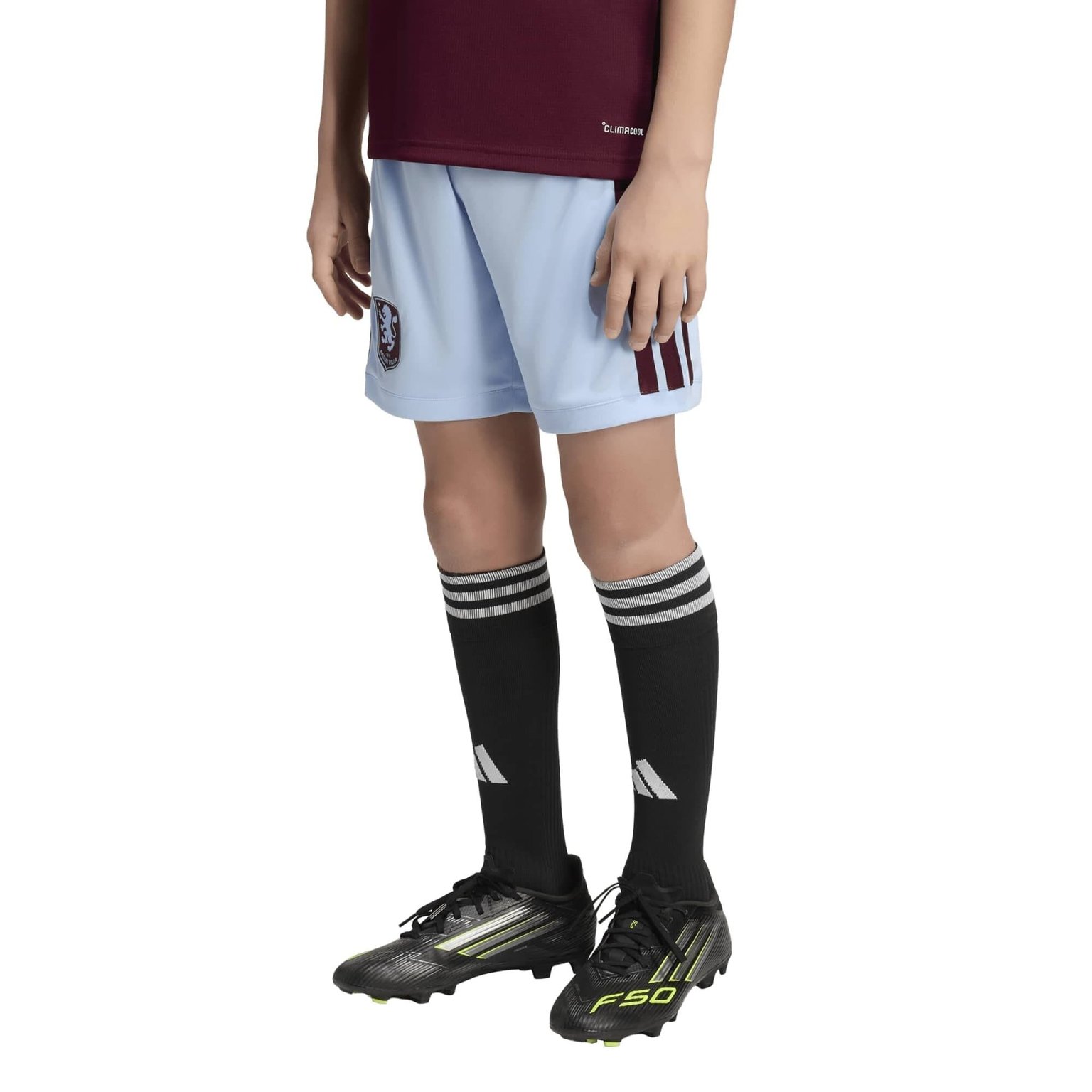 Kid's Adidas Aston Villa Home 2026 Shorts - Image 12
