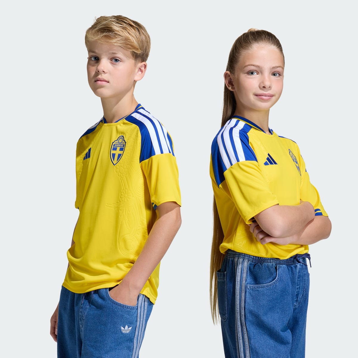 Kid's Adidas Sweden Home 2026 Jersey - Image 2